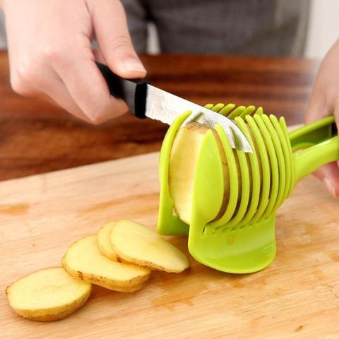 Fruit & Veggie Lemon Onion Tomato Holder/Slicer