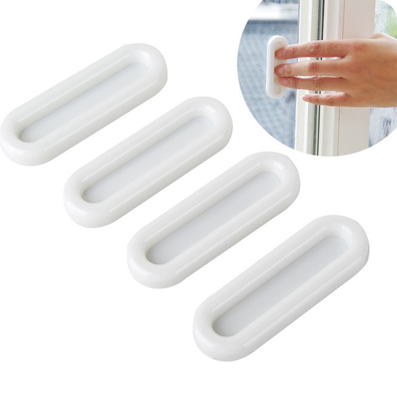 4pcs/set Multifunction Paste Type Doorknobs Glass Window Easy Open Tools 