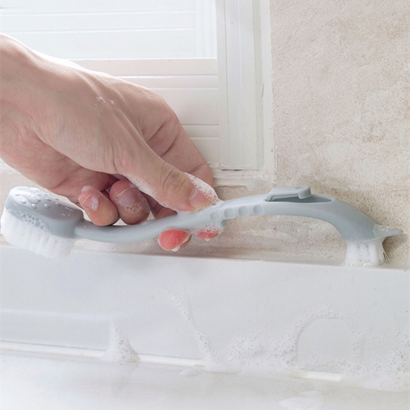 MOM'S HAND Double Long Handle Shoe Brush Shoe Cleaning Brushes Washing Toilet Lavabo Pot Dishes Home Cleaning Ttools 