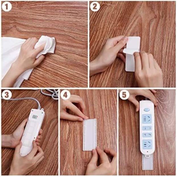 Self Adhesive Power Strip Holders Ships From : CHINA|United States 