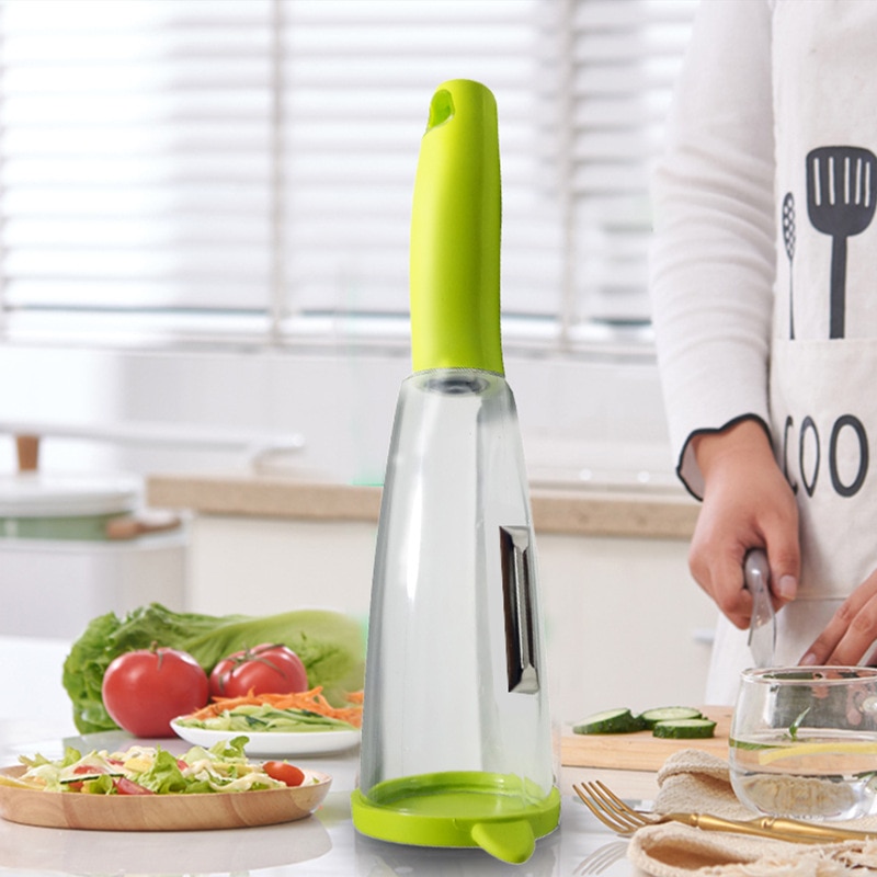 Peeler Stainless Steel Multi-functional Storage Peeler With A Container For Fruit And Vegetable Peeler Is Convenient And Simple
