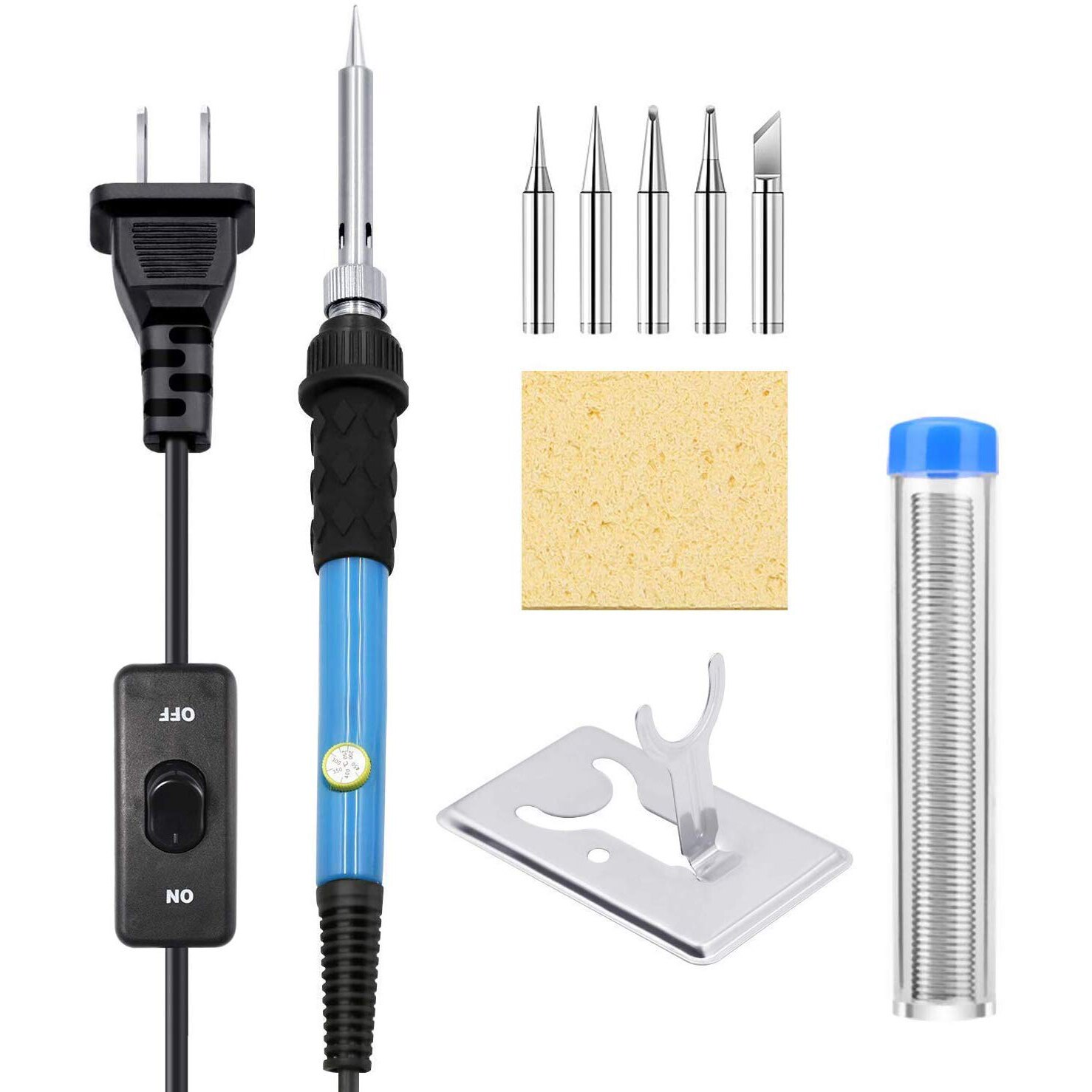 Adjustable Temperature Electric Soldering Iron kit 220V 110V 60W Welding Solder Rework Station Heat Pencil Repair Tools