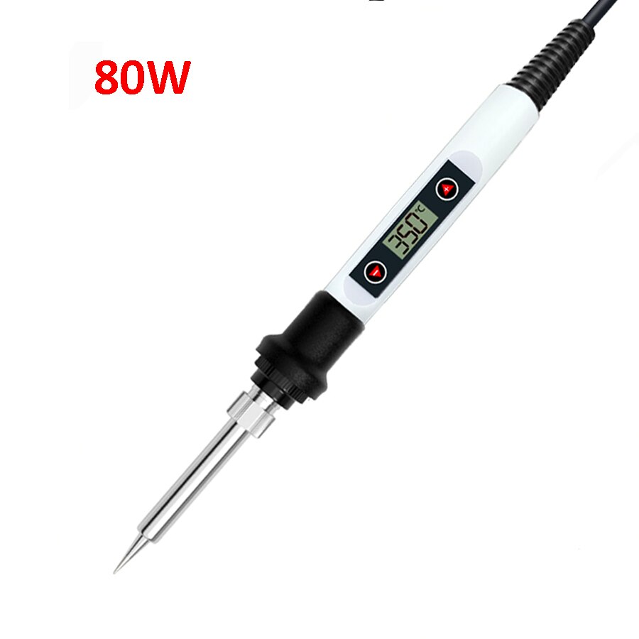 60/80W digital electric soldering iron welding iron tool temperature adjustable soldering iron tips/ stand/ tin wire