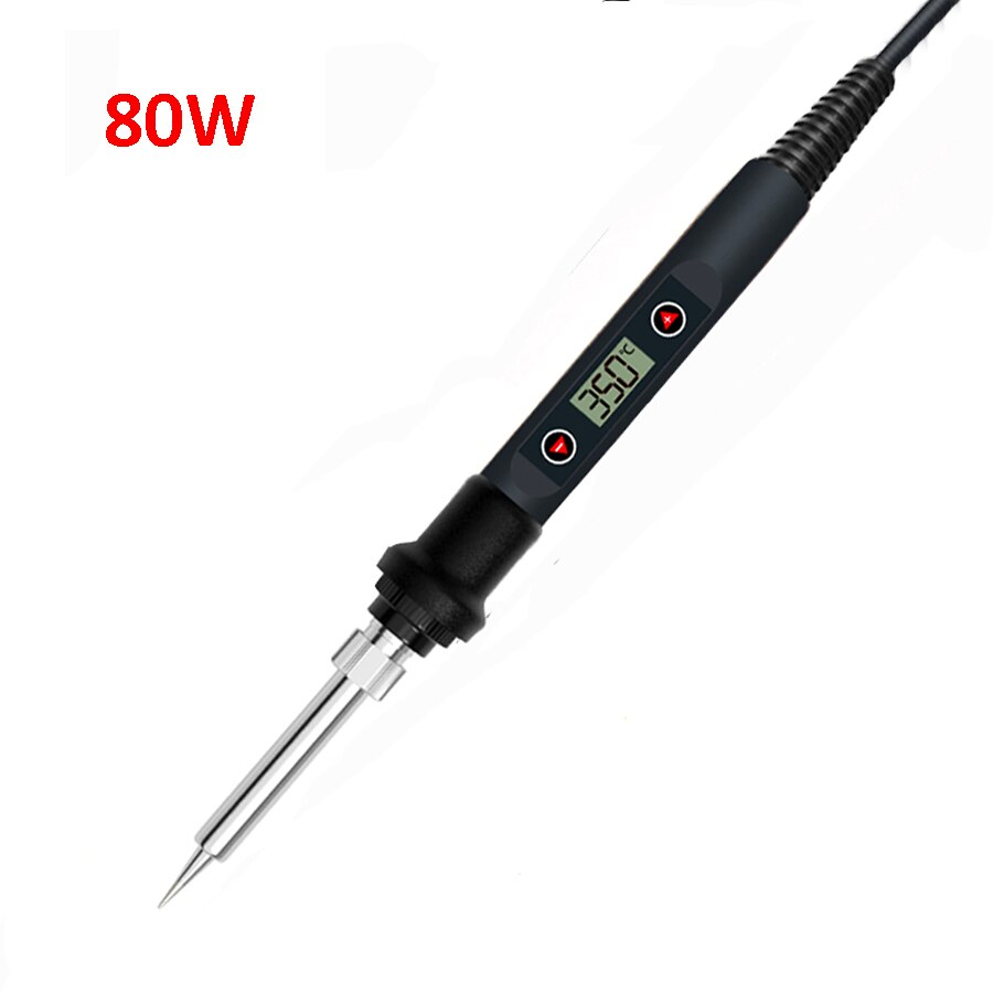 60/80W digital electric soldering iron welding iron tool temperature adjustable soldering iron tips/ stand/ tin wire