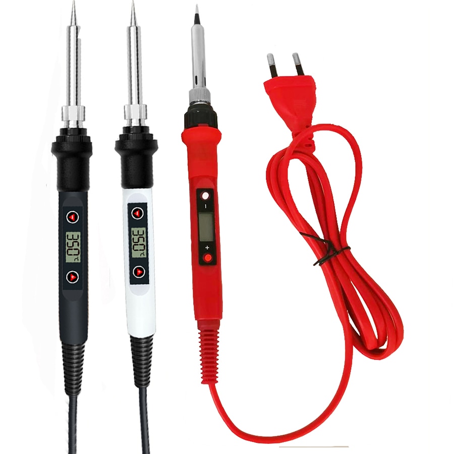 60/80W digital electric soldering iron welding iron tool temperature adjustable soldering iron tips/ stand/ tin wire 60/80W digital electric soldering iron welding iron tool temperature adjustable soldering iron tips/ stand/ tin wire
