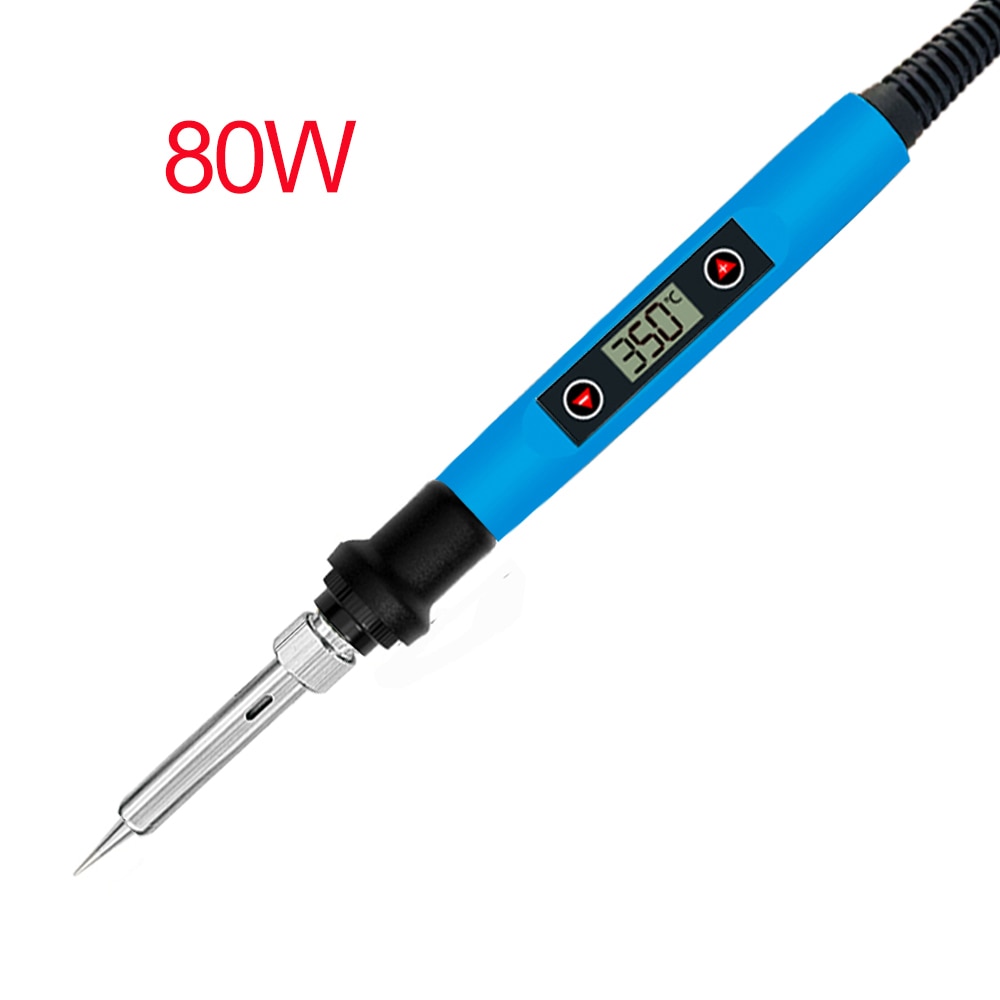 60/80W digital electric soldering iron welding iron tool temperature adjustable soldering iron tips/ stand/ tin wire 60/80W digital electric soldering iron welding iron tool temperature adjustable soldering iron tips/ stand/ tin wire