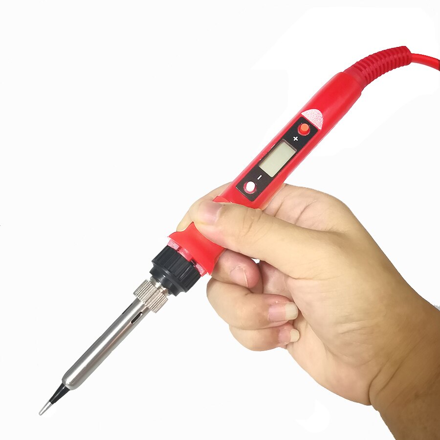 60/80W digital electric soldering iron welding iron tool temperature adjustable soldering iron tips/ stand/ tin wire