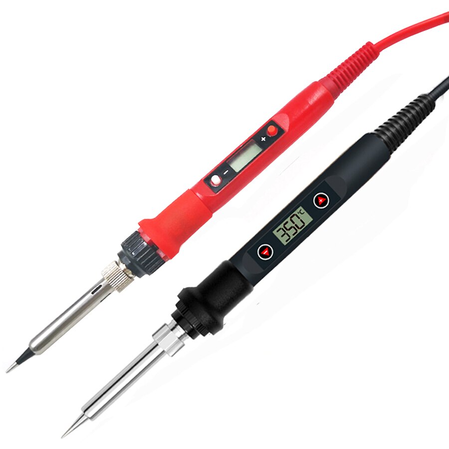 60/80W digital electric soldering iron welding iron tool temperature adjustable soldering iron tips/ stand/ tin wire