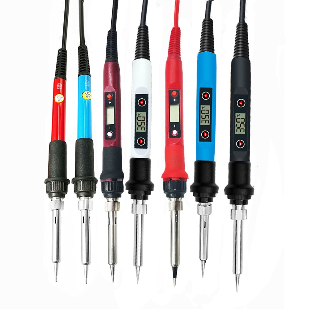 60/80W digital electric soldering iron welding iron tool temperature adjustable soldering iron tips/ stand/ tin wire 60/80W digital electric soldering iron welding iron tool temperature adjustable soldering iron tips/ stand/ tin wire